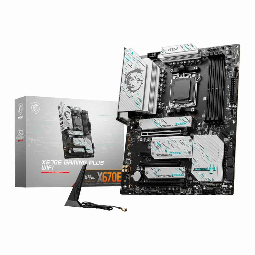 MSI AMD X670E GAMING PLUS WIFI DDR5 ATX Motherboard